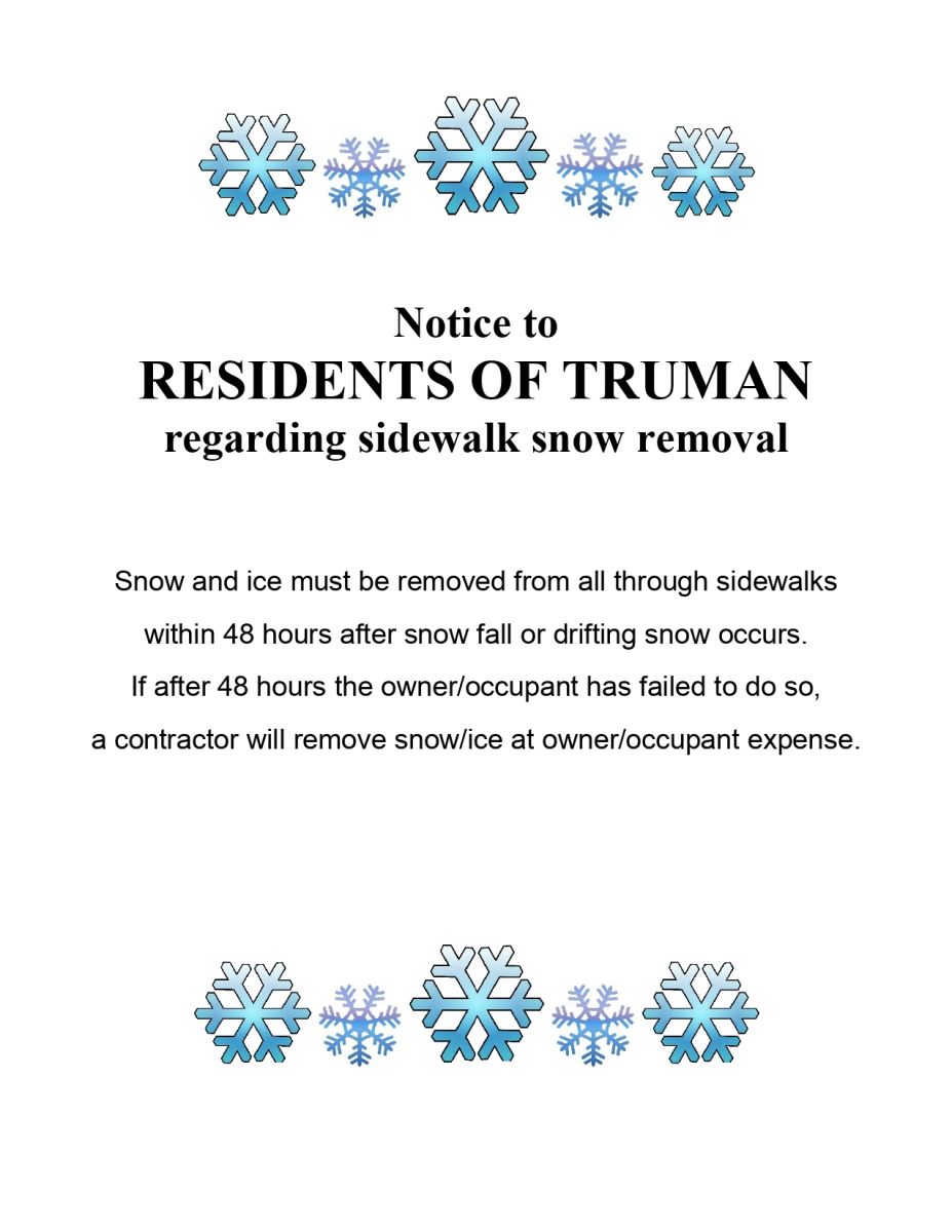 2024 Snow Removal Notice to Residents